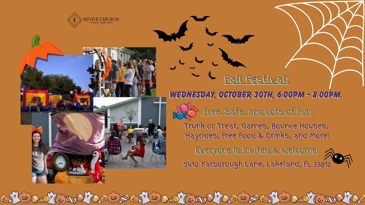 2024 Annual Fall Festival 5410 Yarborough Ln, Lakeland, FL, United