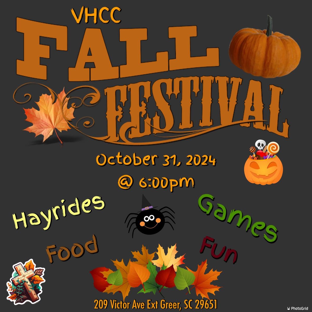 VHCC Annual Fall Festival 2024 209 Victor Ave, Greer, SC October 31