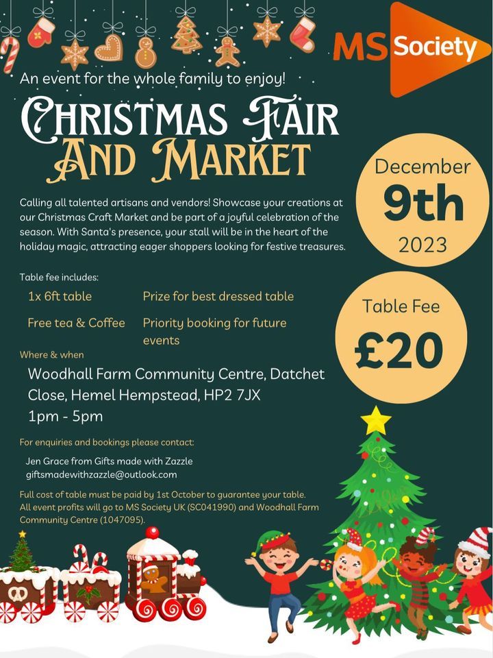 Christmas Fair and Market Woodhall Farm Community Centre, Hemel