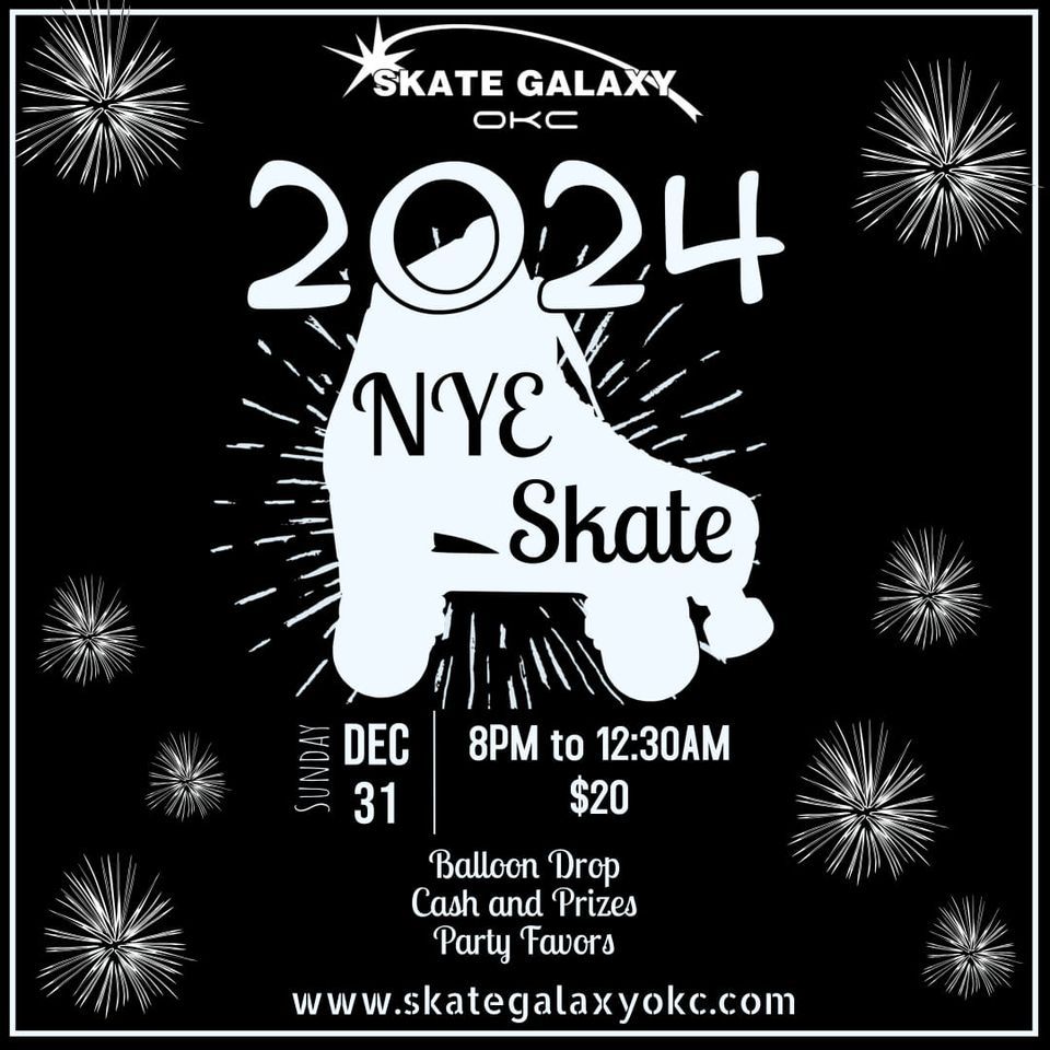 New Year Roll In Skate Galaxy OKC, Oklahoma City, OK December 31, 2023