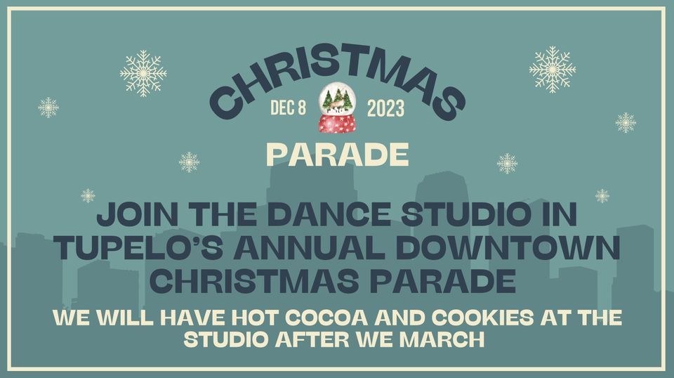 Christmas parade 108 N Spring St, Tupelo, MS December 8, 2023