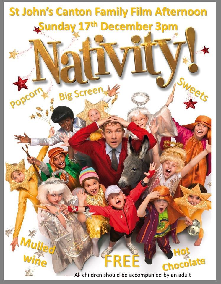 Nativity film afternoon St John's Crescent, Cardiff December 17, 2023