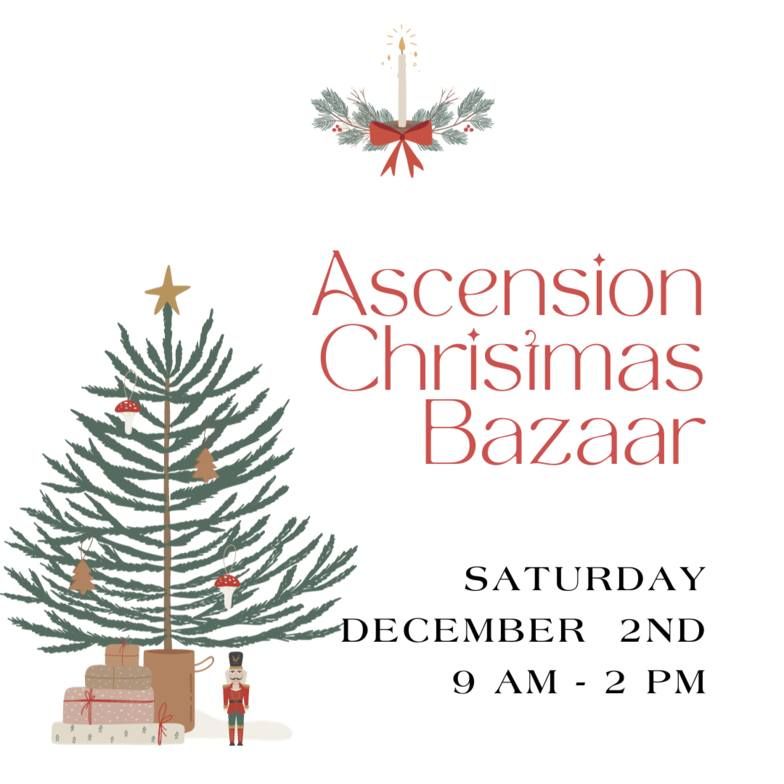 Christmas Bazaar AscensionPortPerry, Port Perry, ON December 2, 2023