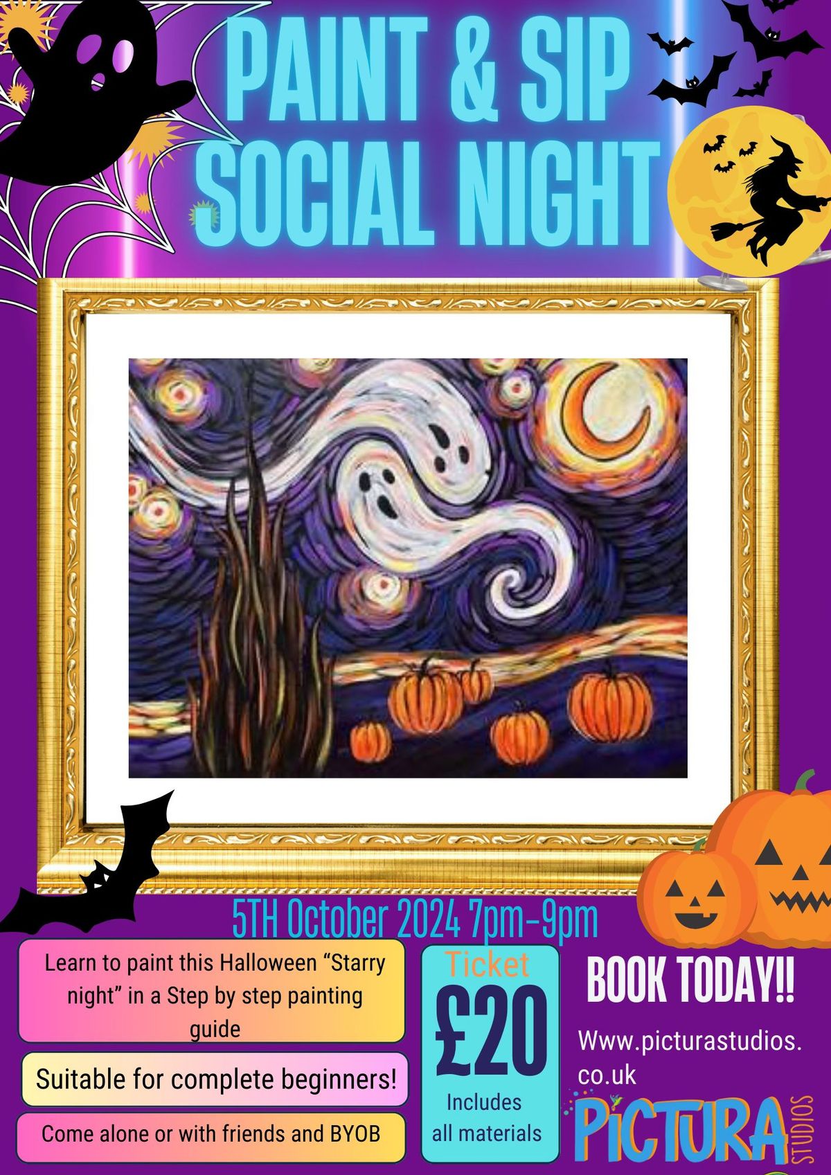 Halloween Art Social night