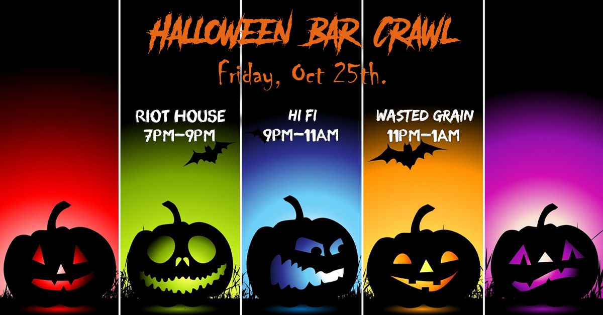 \ud83c\udf83 Halloween Bar Crawl \ud83c\udf83 (With Multiple Meetup Groups)\ud83d\udc7b