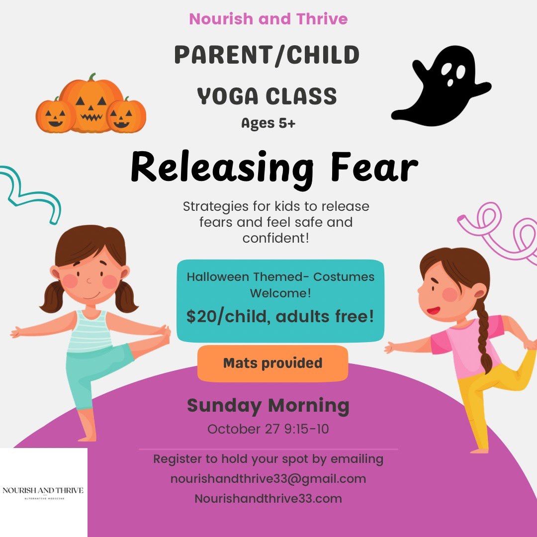 Halloween-Themed Yoga Sequence for Kids and Parents