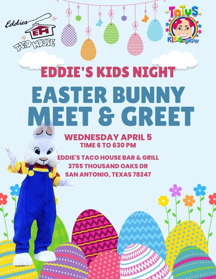 Easter Bunny comes to Eddie's Taco House 