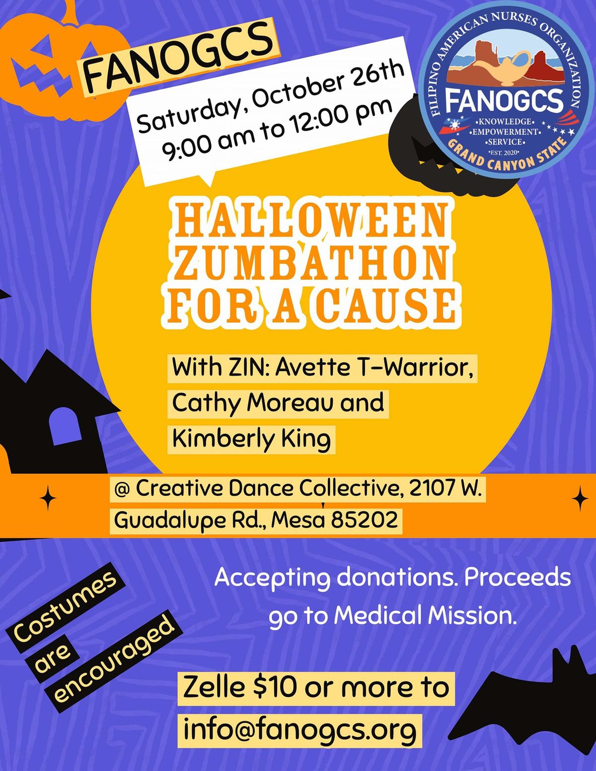 Halloween Zumbathon for a Cause by FANOGCS