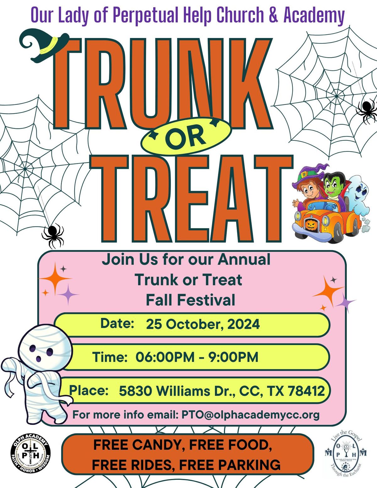 Annual Trunk or Treat Fall Festival