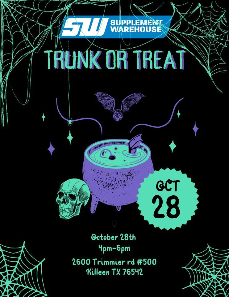 Trunk or Treat Supplement Warehouse Killeen, TX October 28, 2023