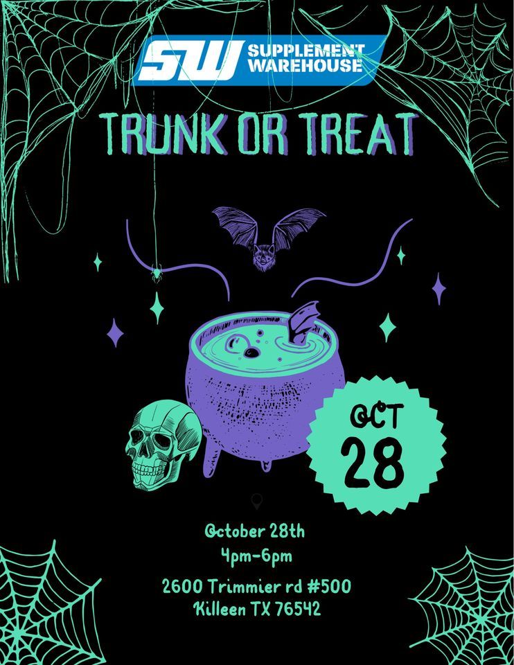 Trunk or Treat Supplement Warehouse Killeen, TX October 28, 2025