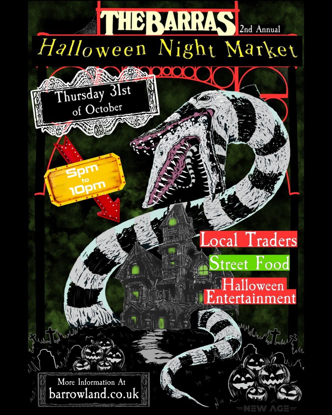 The Barras Halloween Night Market