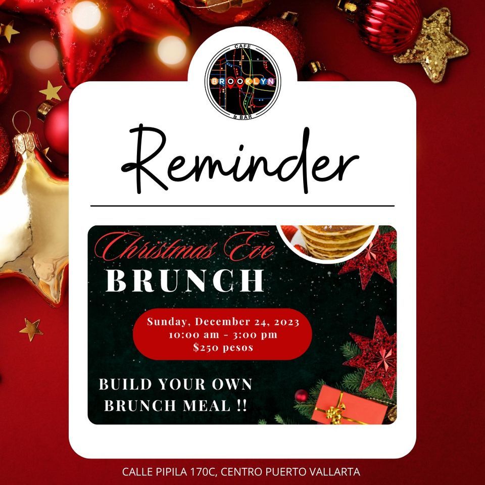 Christmas Eve Brunch Brooklyn Cafe, Puerto Vallarta, JA December 24