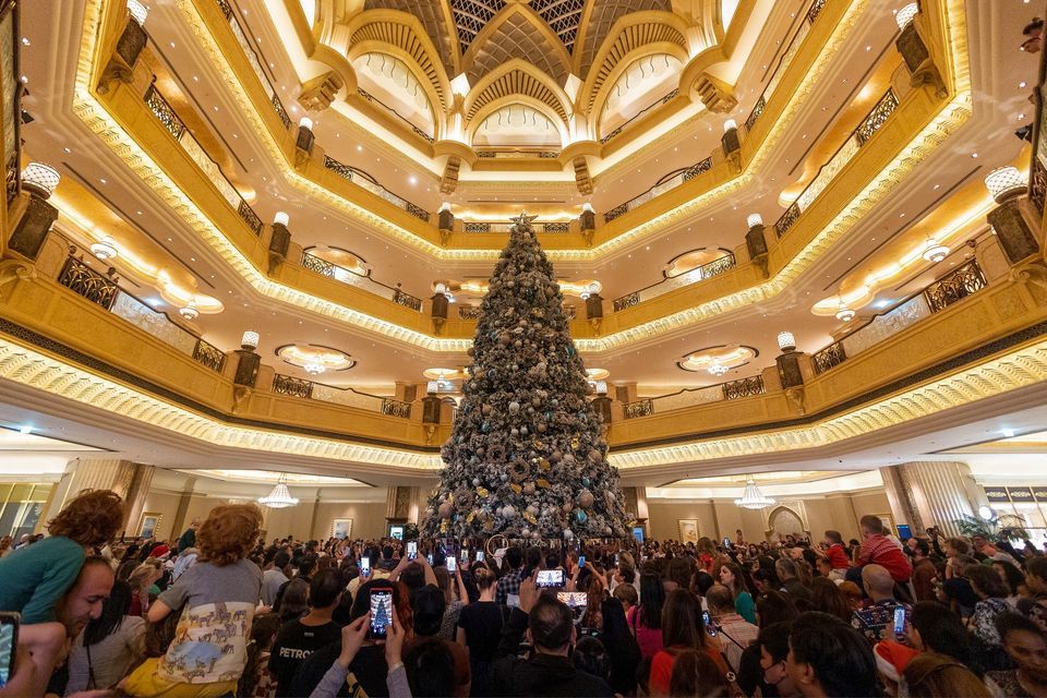 Tree Lighting Ceremony at Emirates Palace Mandarin Oriental, Abu Dhabi