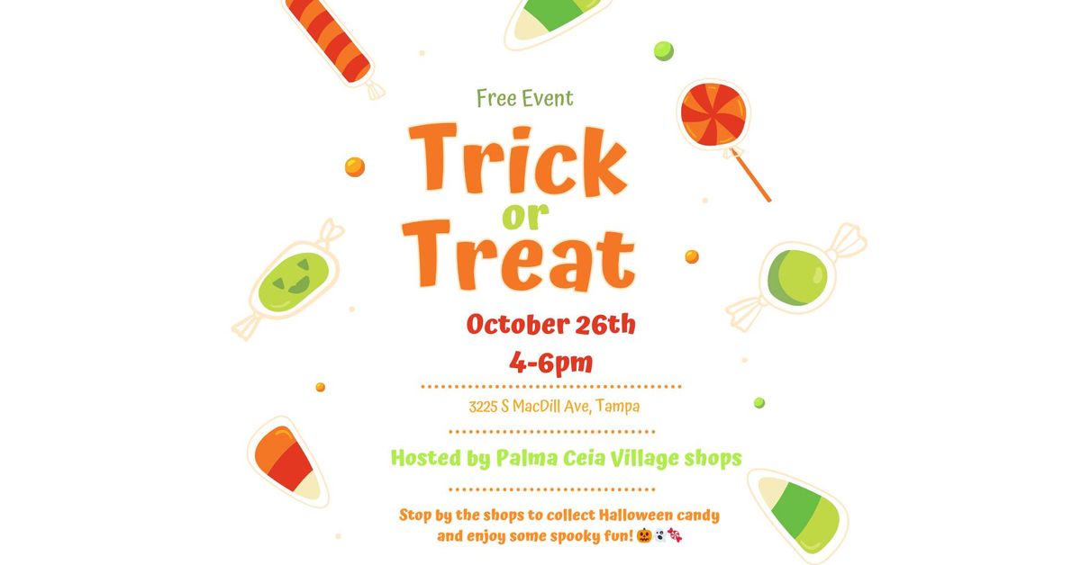 Trick or Treat at Palma Ceia Village