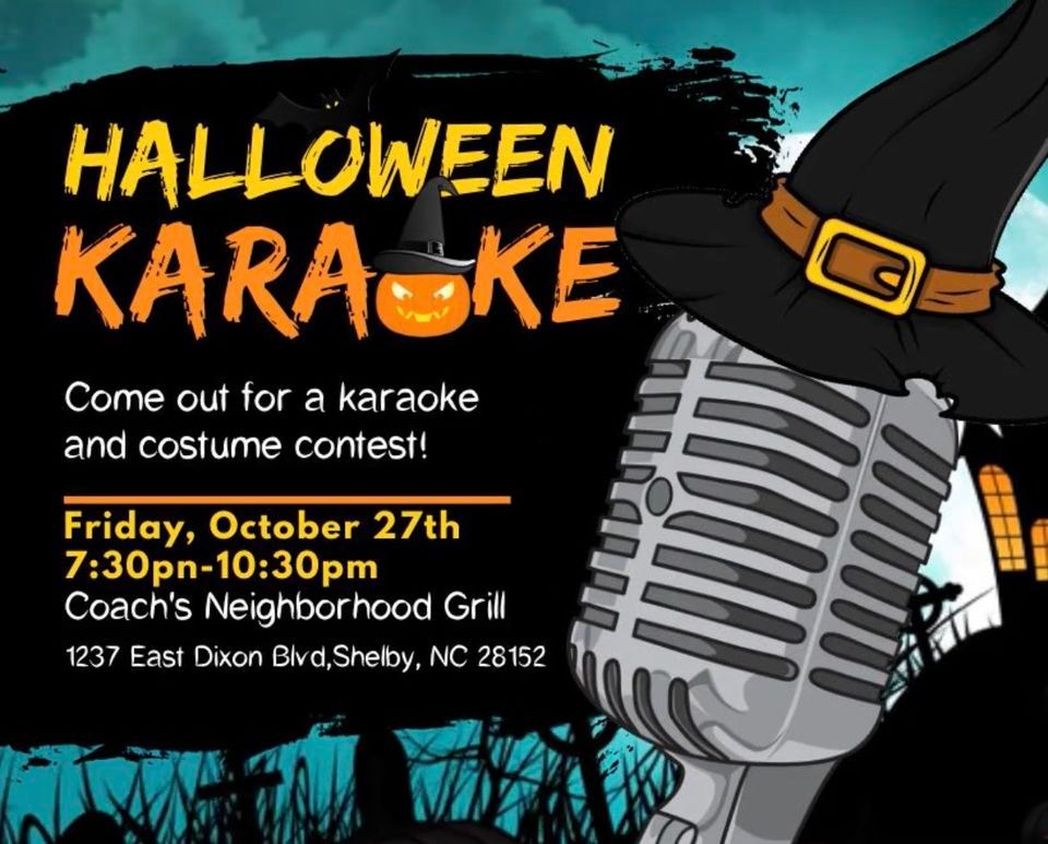 Halloween Karaoke , and Costume Contest! 1237 East Dixon Blvd, Shelby