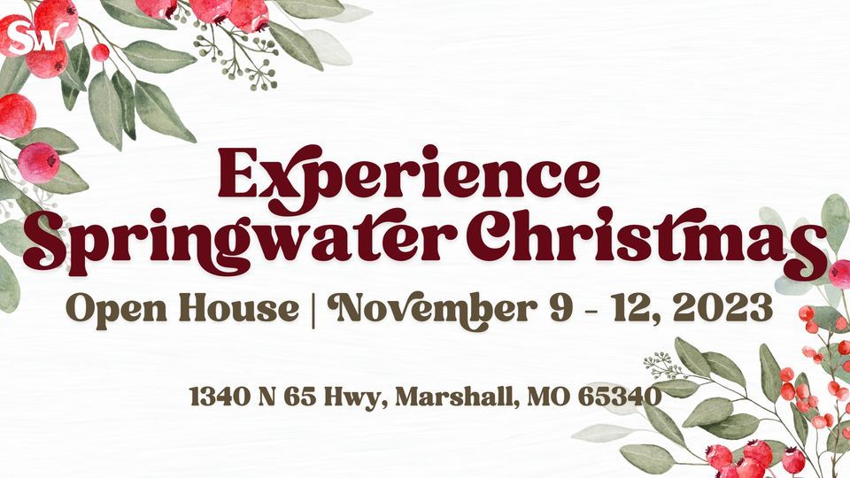 Experience Christmas 2023 Springwater Greenhouse & Landscaping