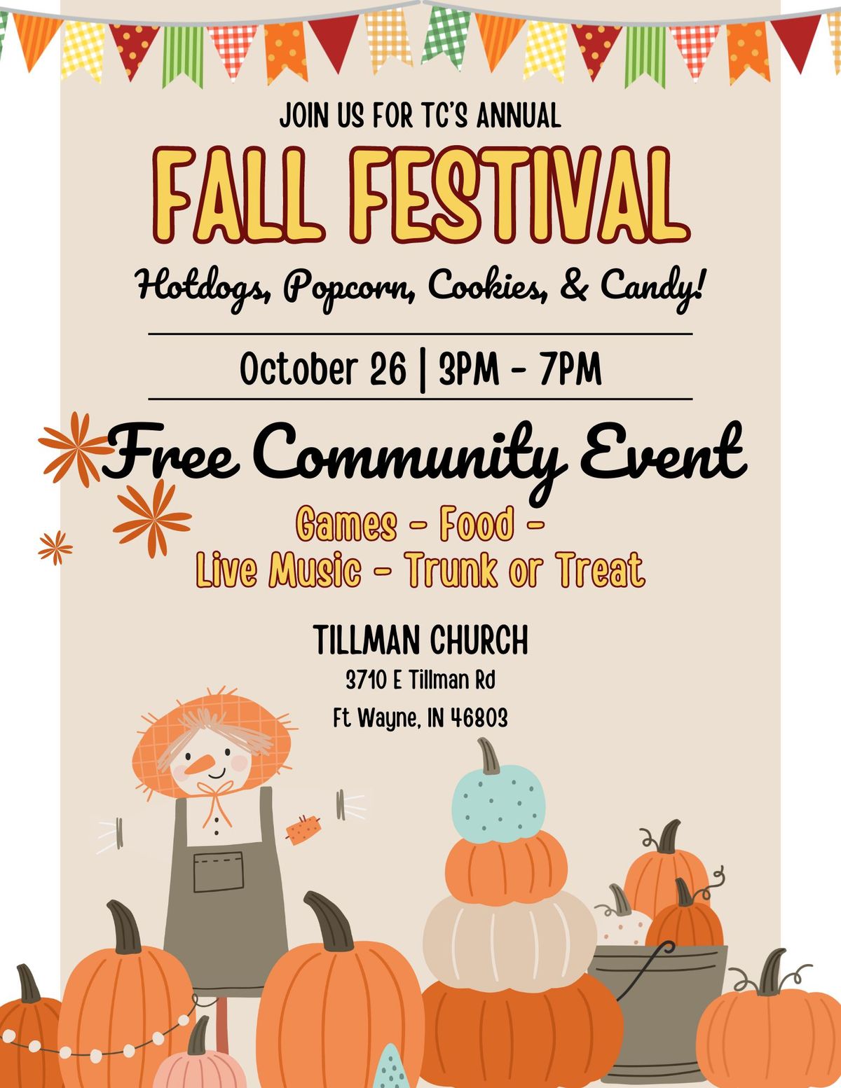 Tillman Churches Annual Fall Festival