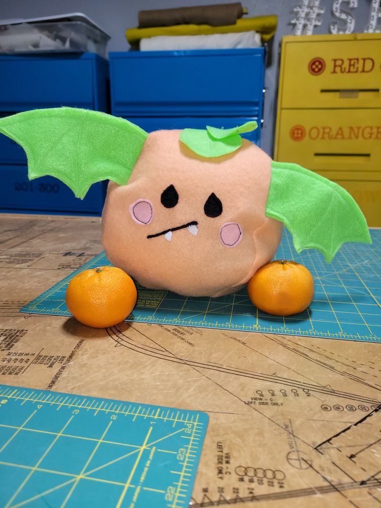 Homeschool Sewing Classes: Fruit Bat plushie