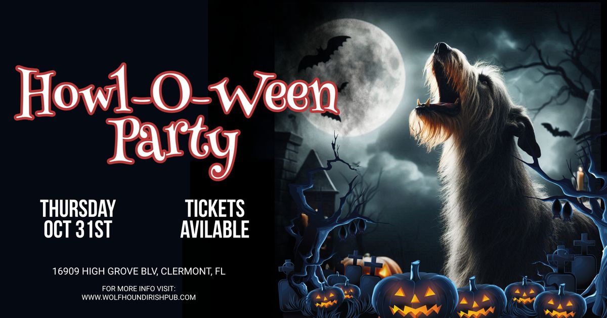 Howl-O-Ween Party at Wolfhound Irish pub