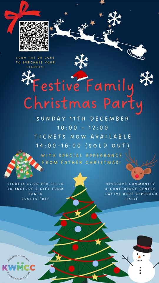 Festive Family Christmas Party | Kesgrave Community and Conference Centre,  Ipswich, EN | December 11, 2022