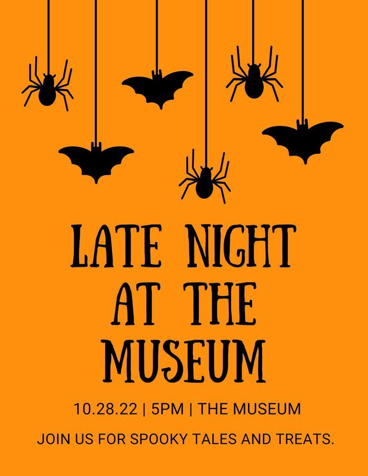 Spooky Late Night at the Museum