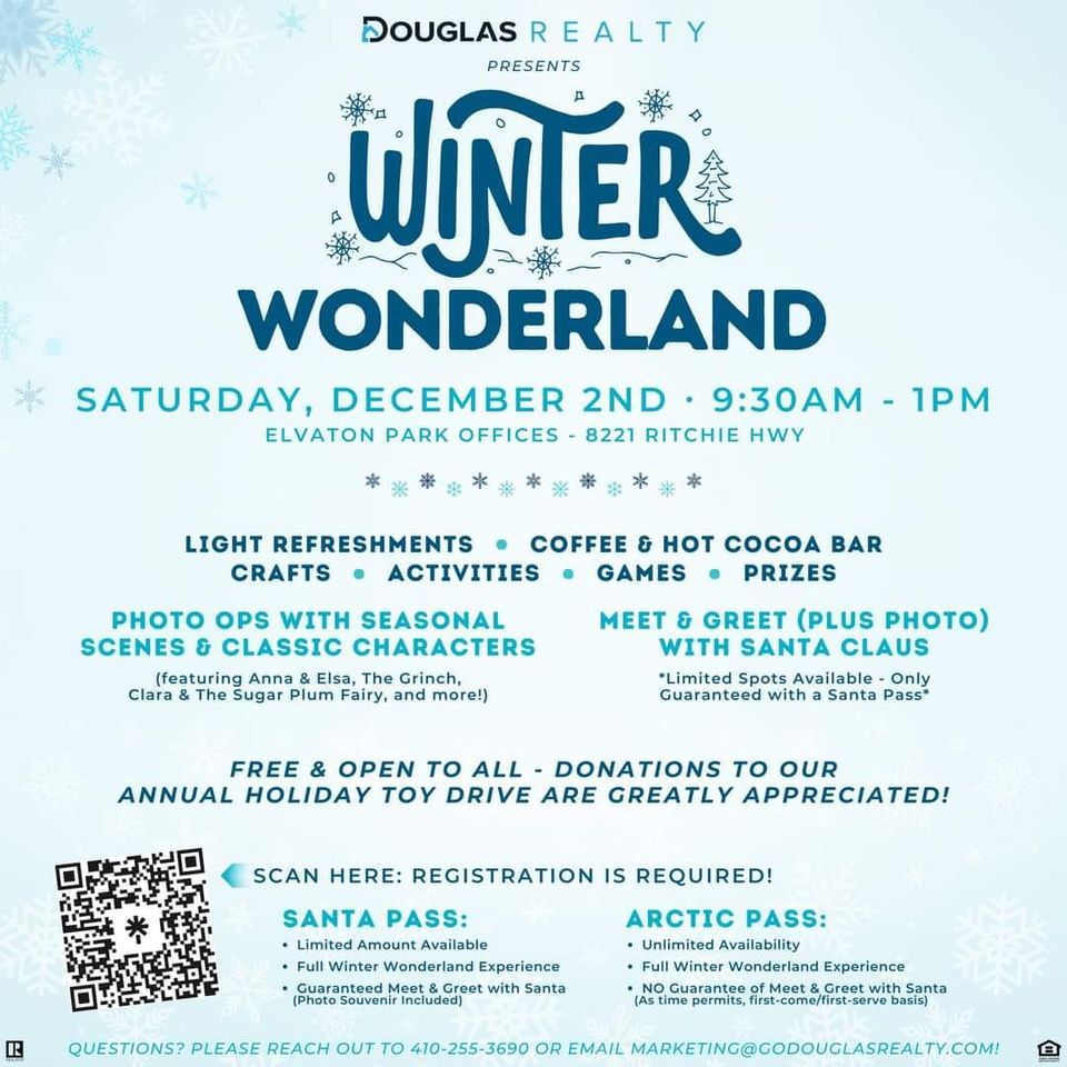 Winter Wonderland with Santa at Douglas Realty Douglas Realty, LLC