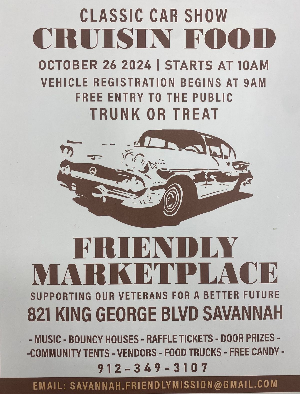 Classic Car Show: Trunk or Treat