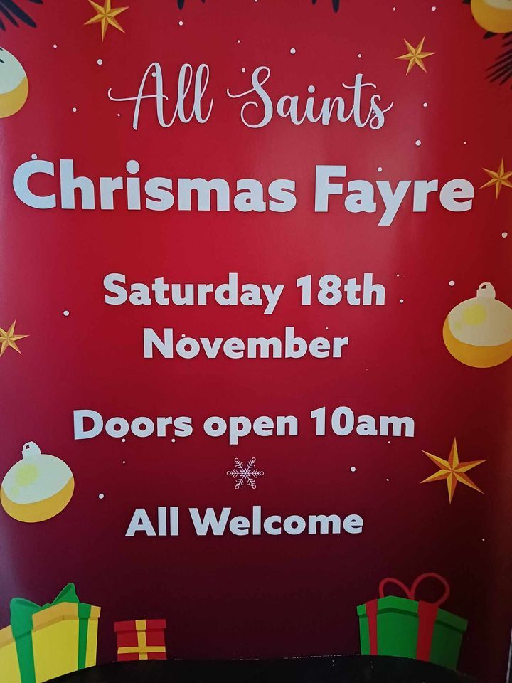 Christmas Fayre in Holy Trinity and All Saints Church in Coatbridge All Saints & Holy Trinity