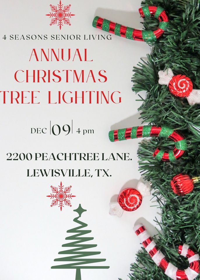 Annual Christmas Tree LIghting 2200 Peachtree Ln, Lewisville, TX