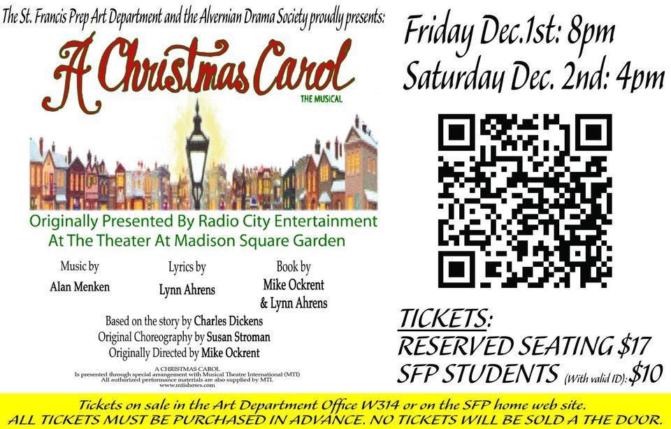 A Christmas Carol (Broadway Version)Presented by St. Francis Prep | St ...