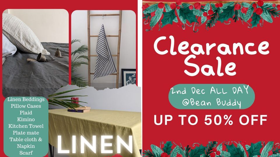 Home Linen sales for Christmas Bean Buddy, Phnom Penh, PP December