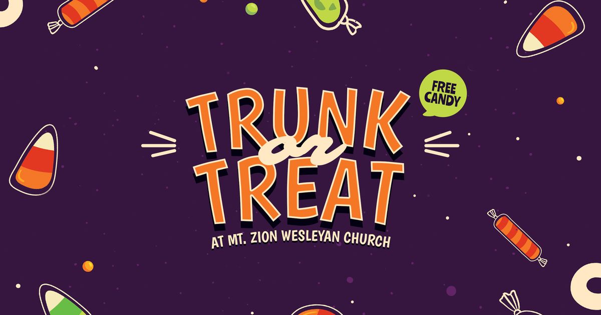 Trunk or Treat at Mt. Zion Wesleyan Church