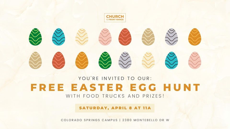 Free Easter Egg Hunt with Food Trucks and Prizes Colorado Springs