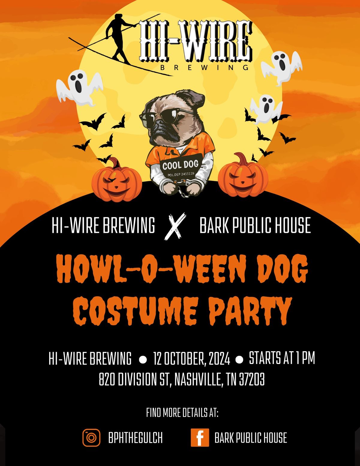 Howl-O-Ween Dog Costume Party at Hi-Wire