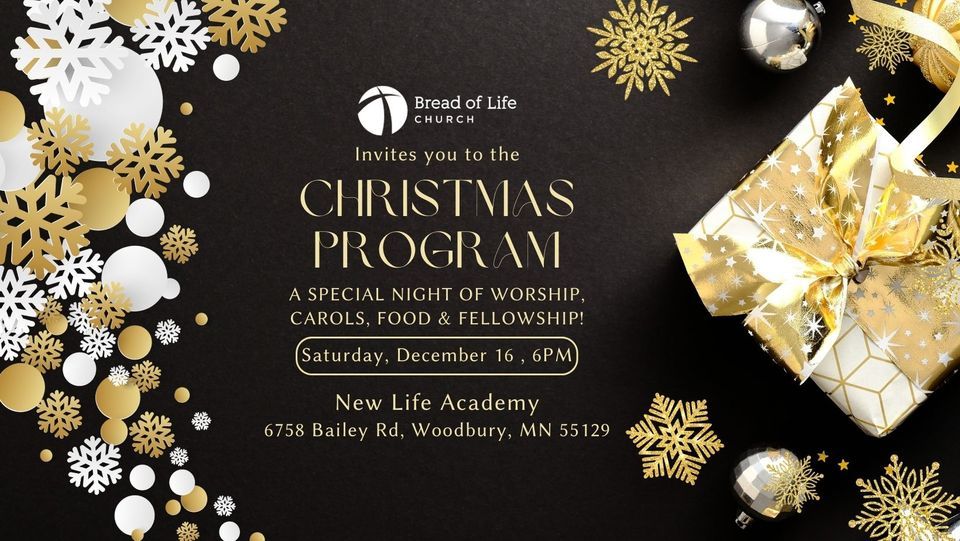 Bread of Life Church Christmas Program New Life Academy, Cottage