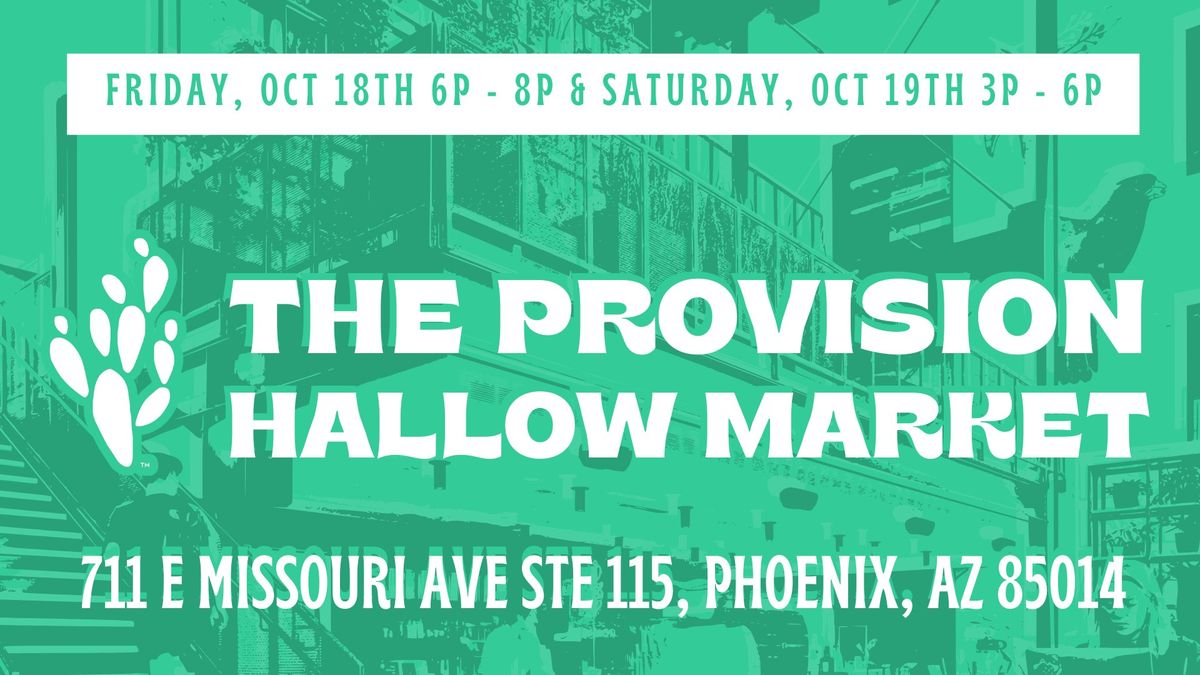 The Provision Hallow-Market: A Halloween Art Market