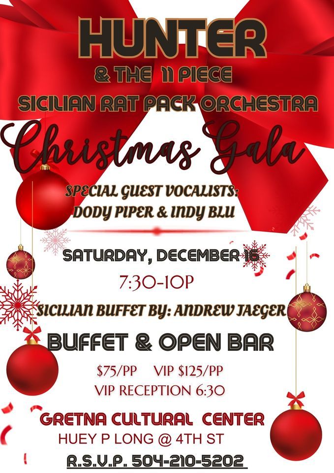 Christmas Gala Gretna Cultural Center December 16, 2023