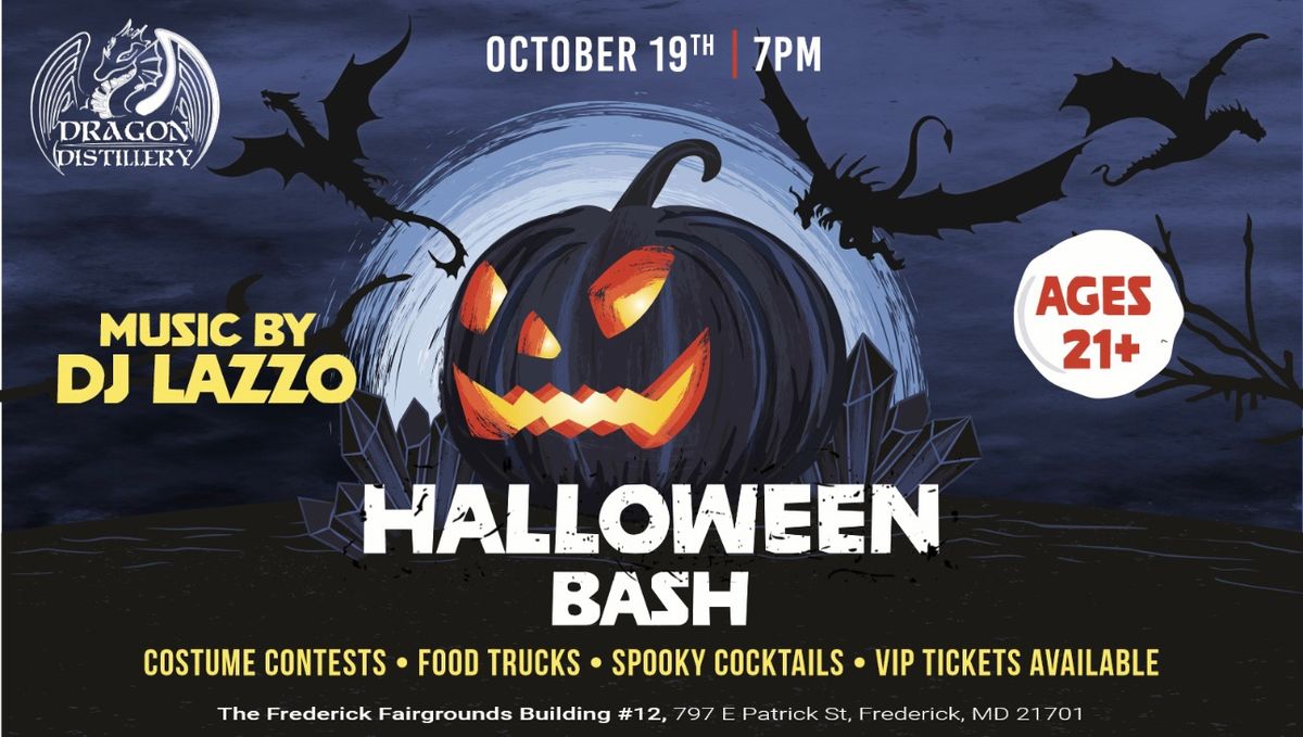 Dragon Distillery Halloween Bash Frederick Fairgrounds October 19, 2024