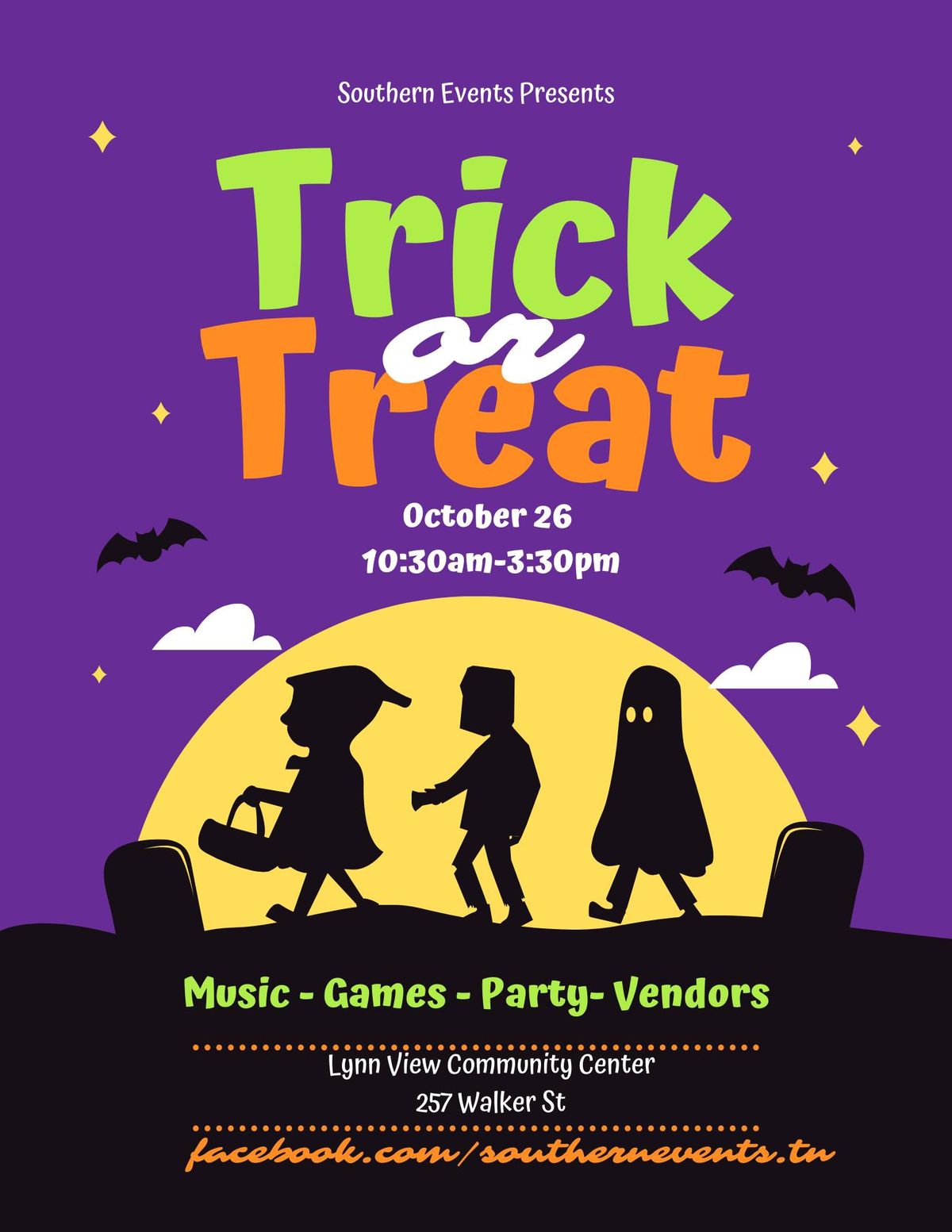 Trick or Treat Halloween Party