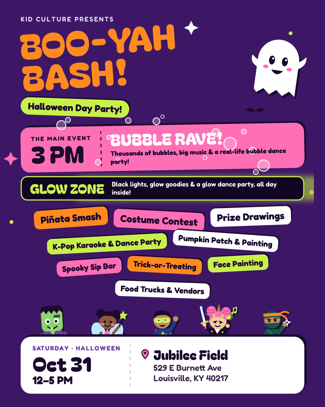 Boo-Yah Bash: Trick-or-Treat Event in Louisville, Sat Oct 31 | Hunt ...