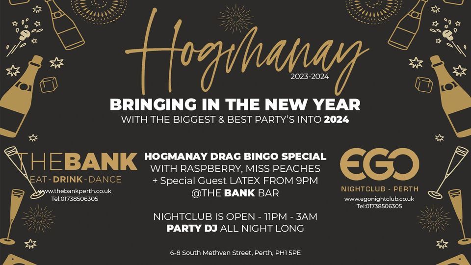 Hogmanay 20232024 68 South Methven Street PH1 5PE Perth, United