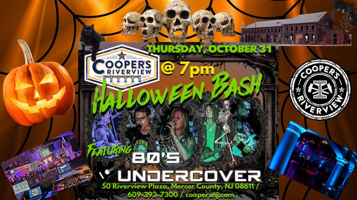 Halloween Bash w 80s UnderCover Band at Cooper's  Riverview!