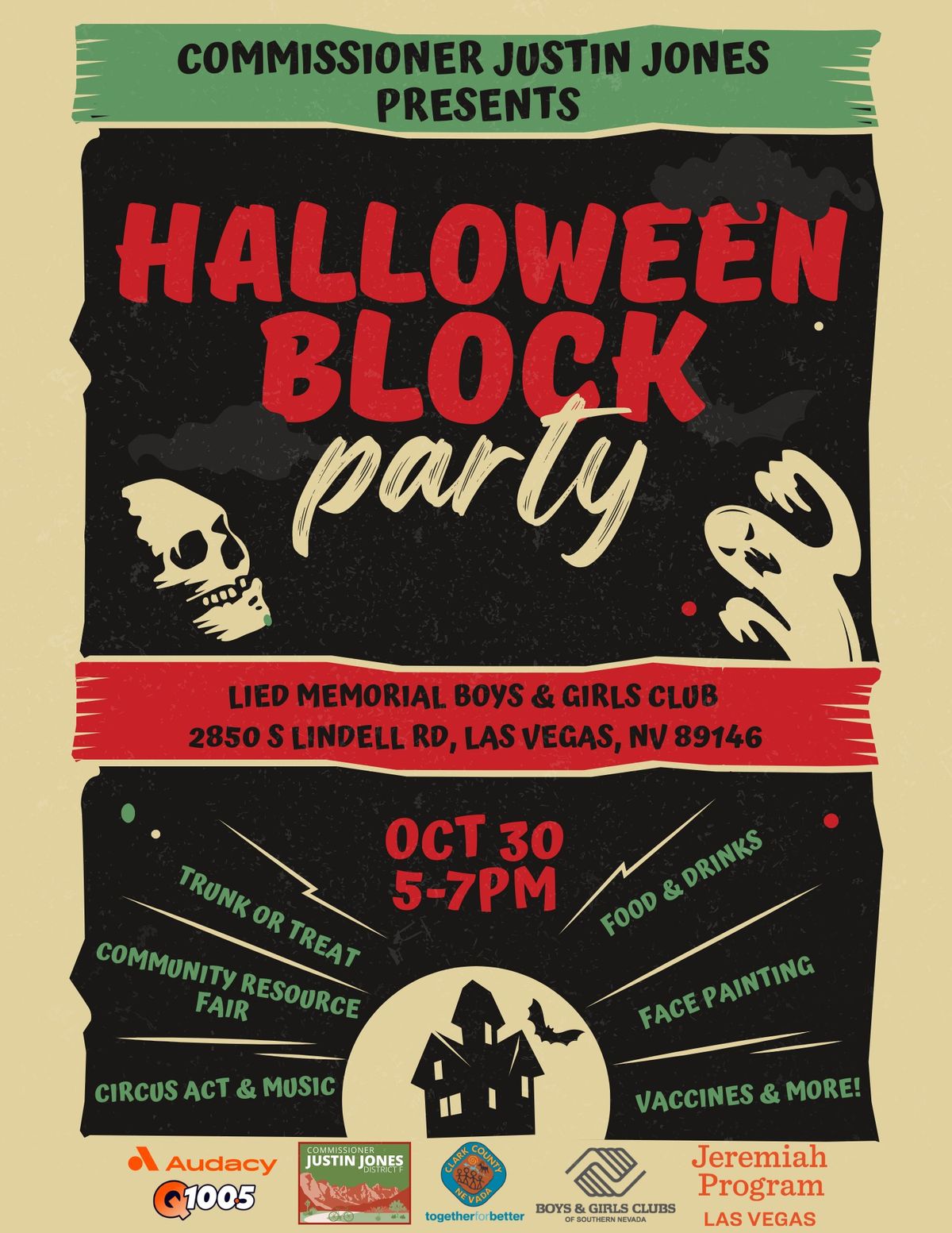 Halloween Block Party | Trunk or Treat, Community Resource Fair, Circus Act, Food & Drinks, & More!