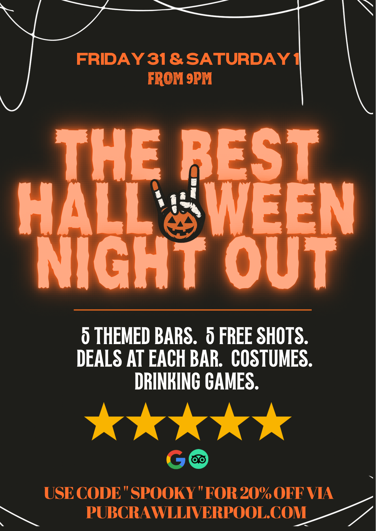 The Liverpool Halloween Pub Crawl - Saturday