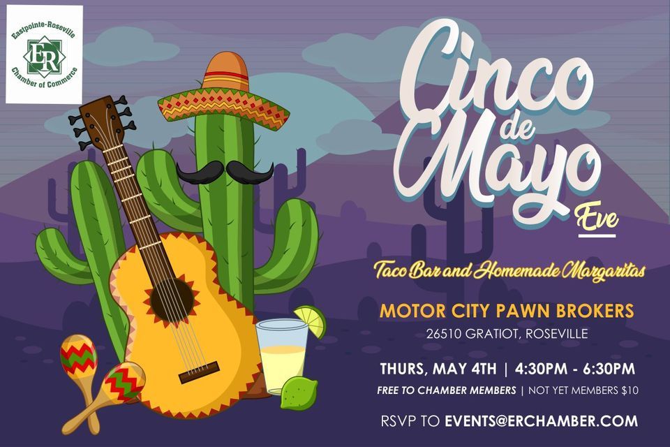 After 5 Mixer Cinco de Mayo Eve Motor City Pawn Brokers (Motor City