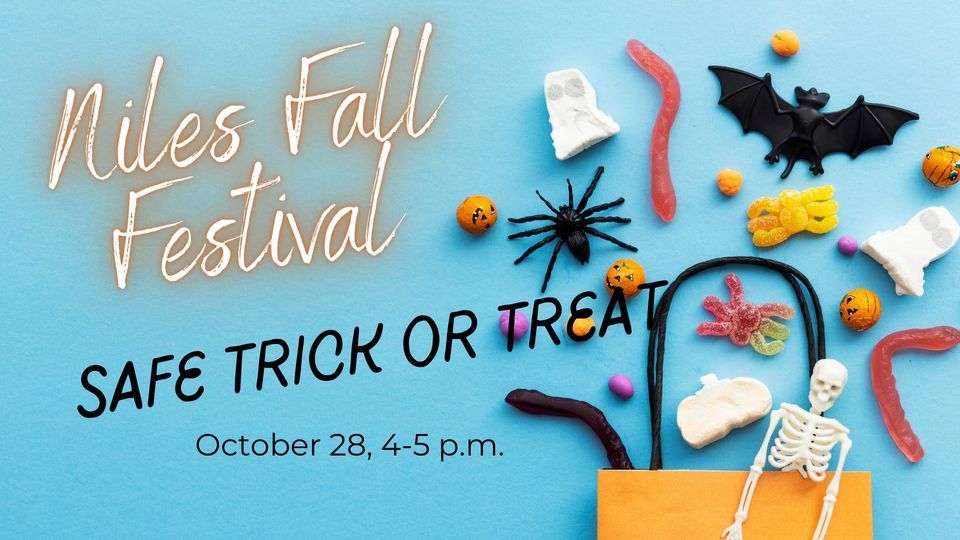 Safe Downtown Trick or Treat Niles Main Street October 28, 2023
