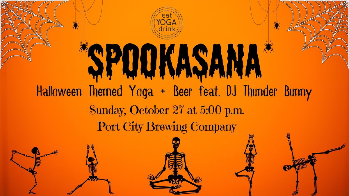 SPOOKASANA Halloween Themed Yoga + Beer