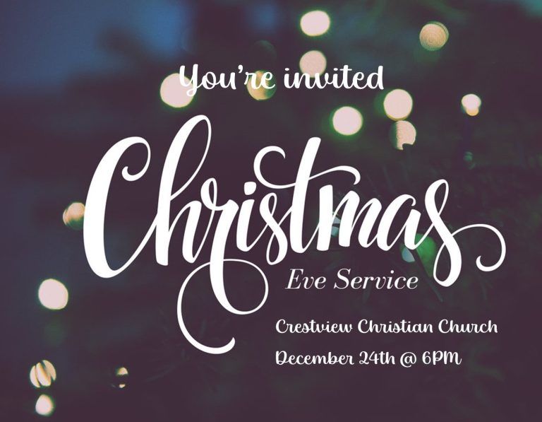 Christmas Eve Candlelight Service Crestview Christian Church, Briggs