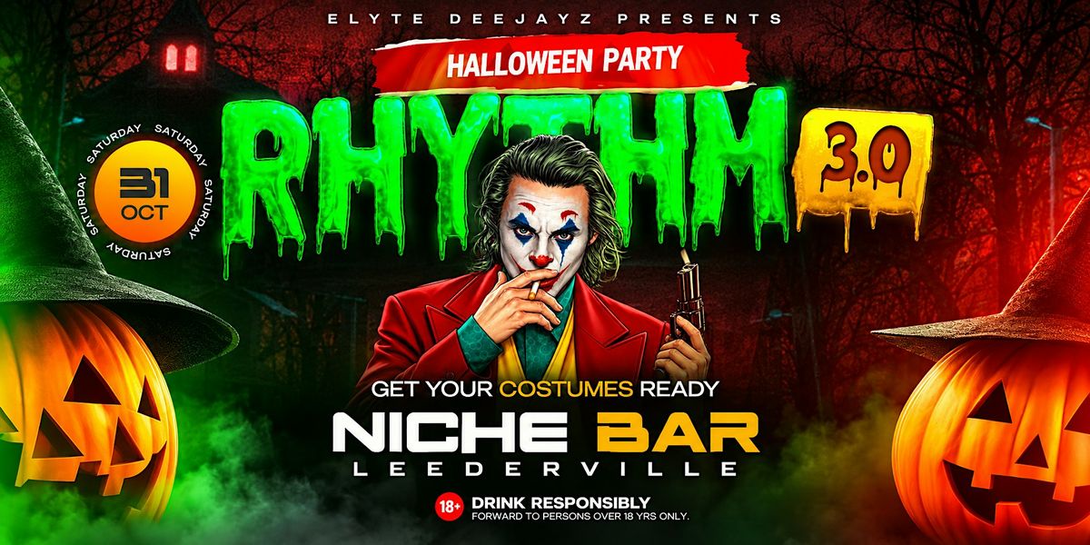 RHYTHM 3.0 (Halloween Party) in Perth, Sat Oct 31 | Hunt Halloween